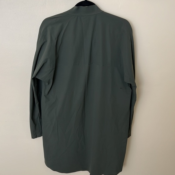 ADAY Something Borrowed Shirt Moss - Long Sleeve Button Up - Large - Picture 11 of 12